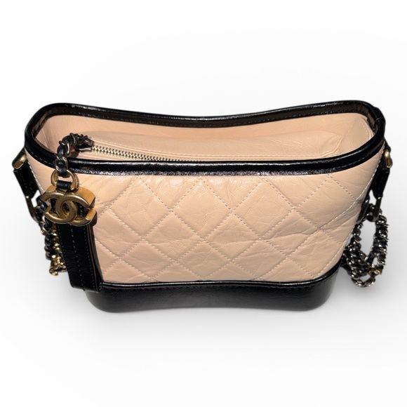 Chanel Gabrielle Two-tone Series 28 Crossbody Bag with Black Card and COA - Picture 6 of 11